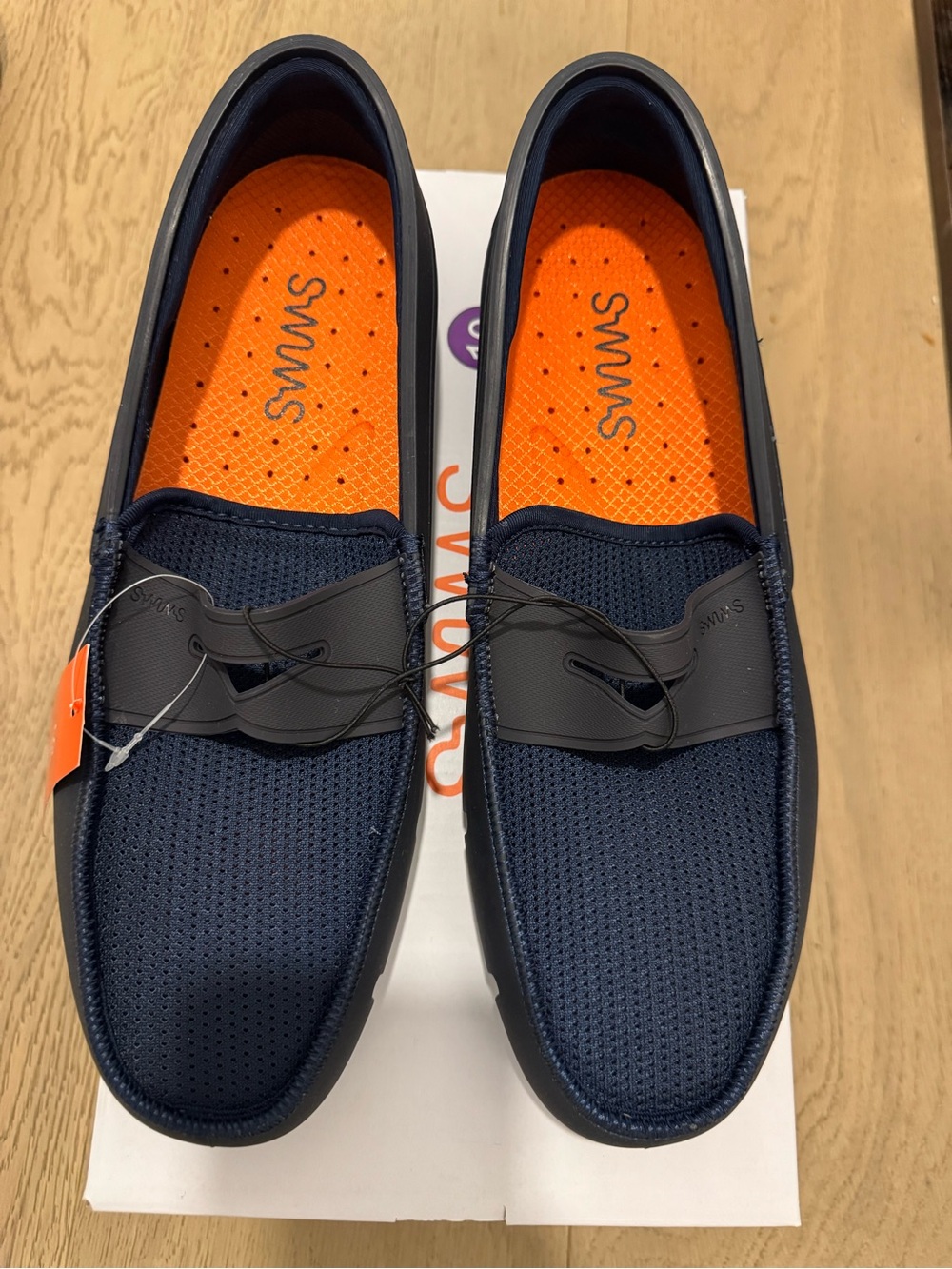 SWIMS Men’s Blue Penny Loafers - Size 10